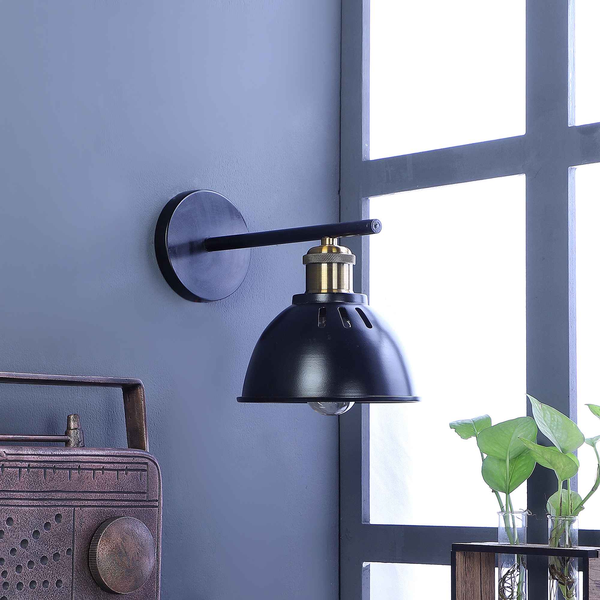 Art Deco Metal Wall Light