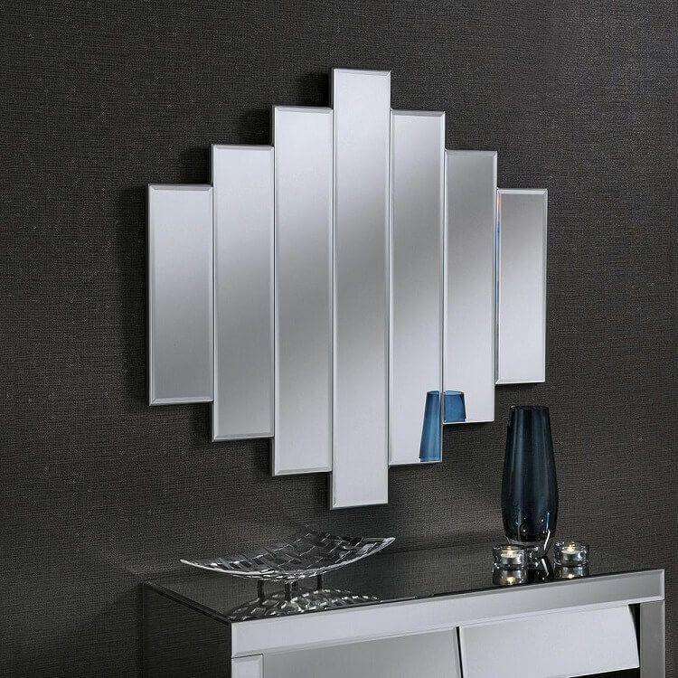 Modern Glam Decor Wall Mirror