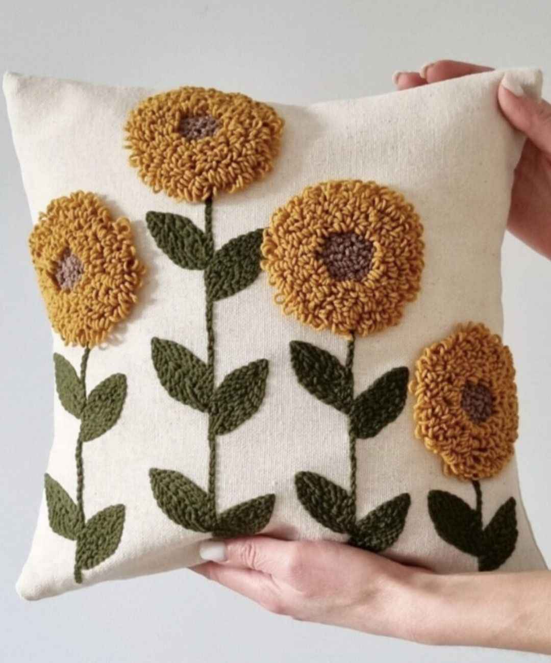 Punch Needle Cushion Cover 12