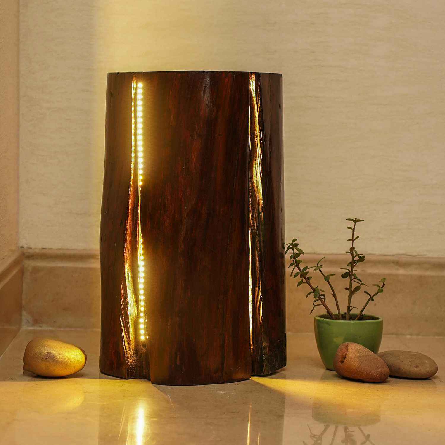 Wooden Stand Lamp