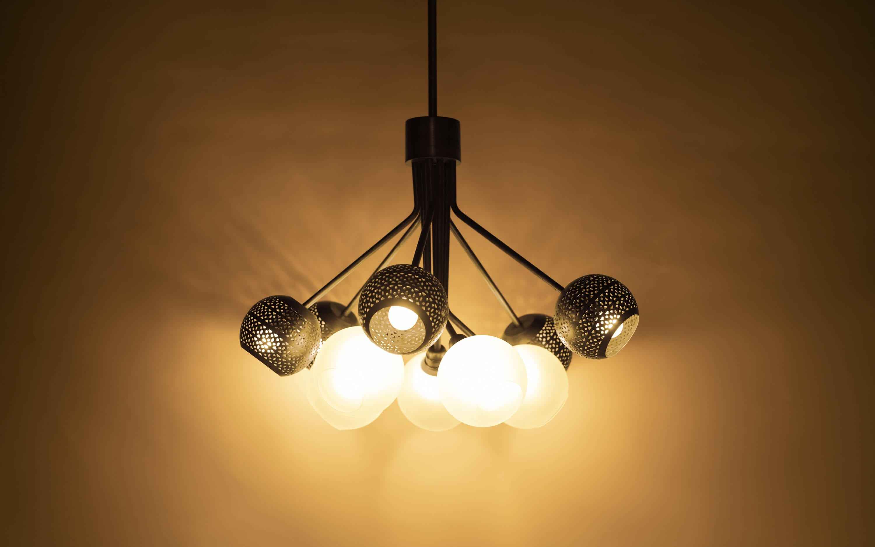 New Soma Gold Hanging Cluster Of 10