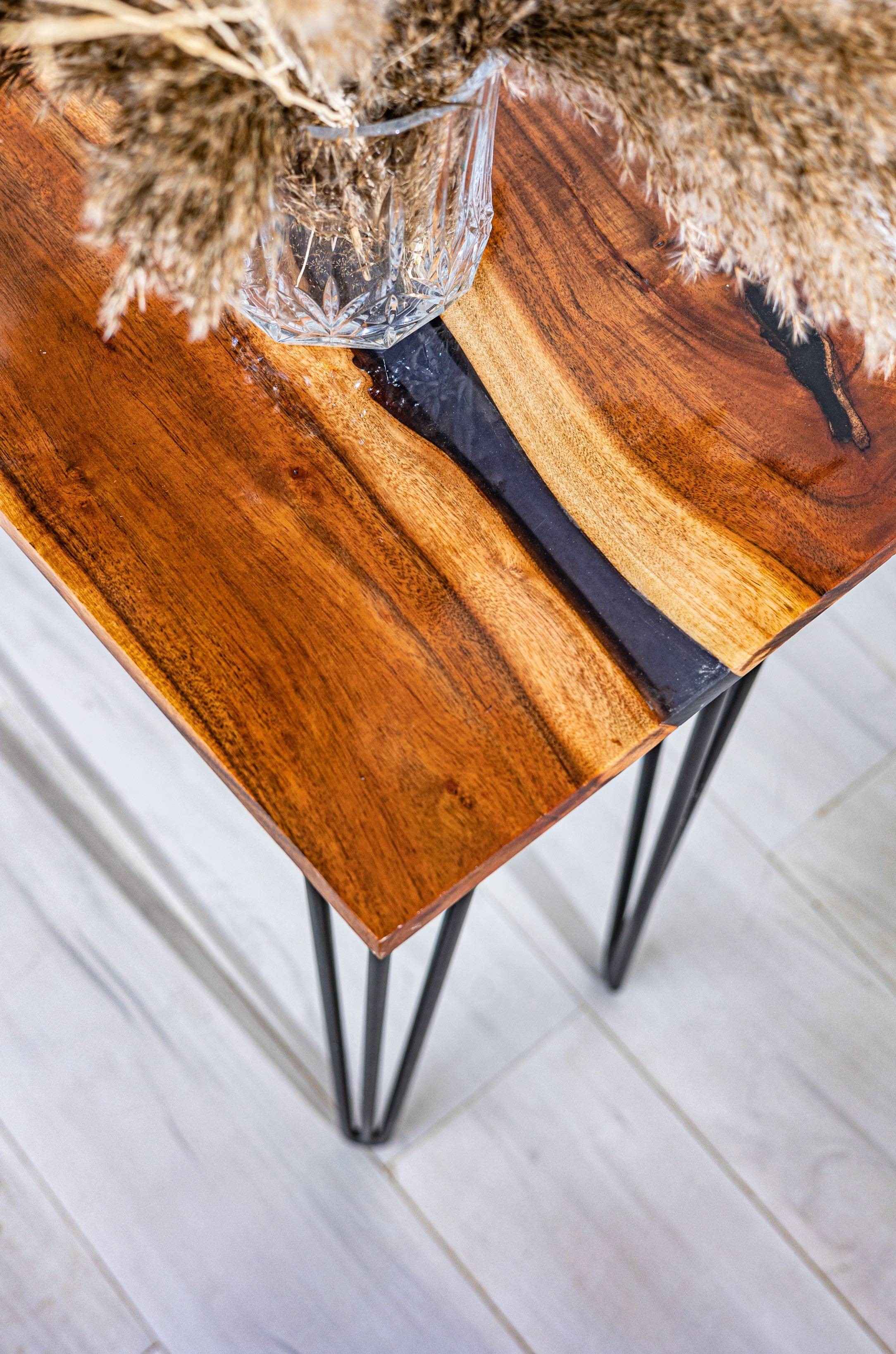 Three-Tiered Gold and Marble Side Table