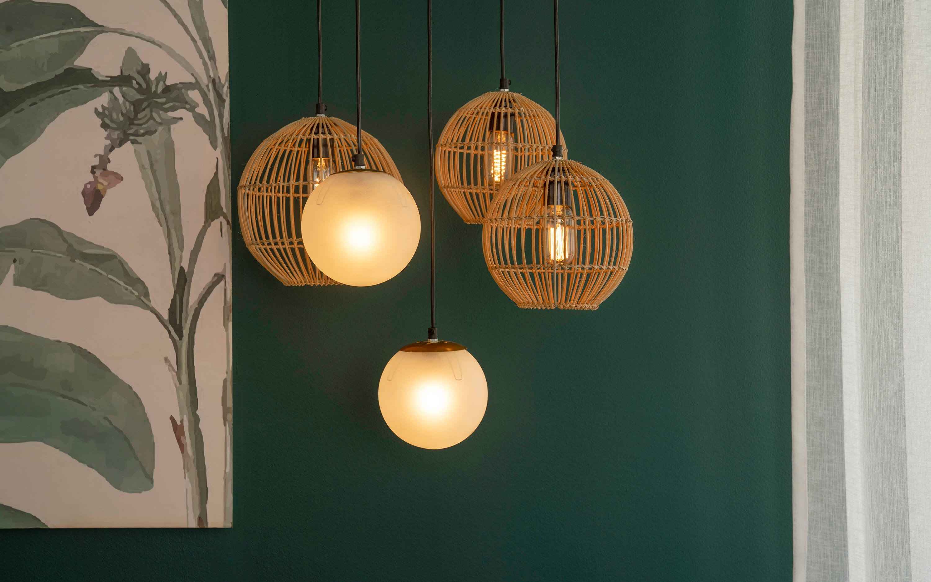 Kurashi Drop Hanging Lamp