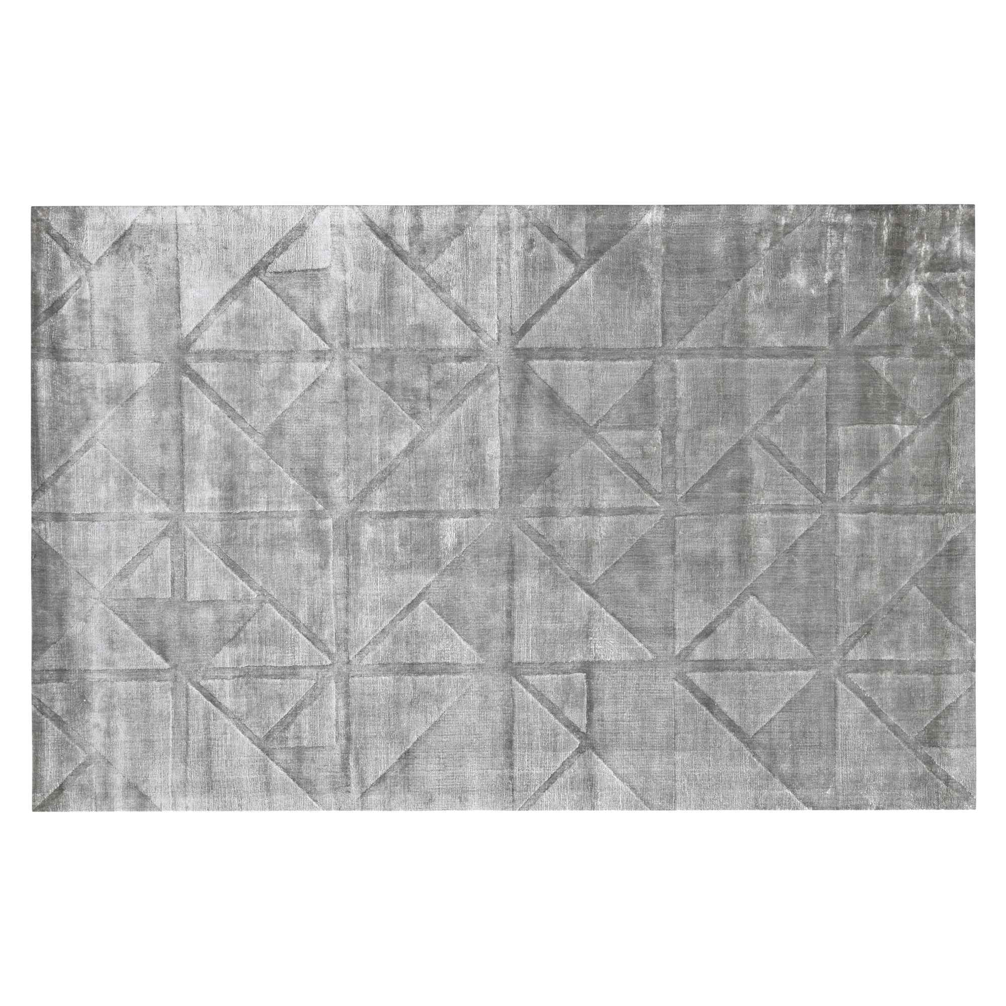 CREAM & BROWN SPIDER WEAVE RUG