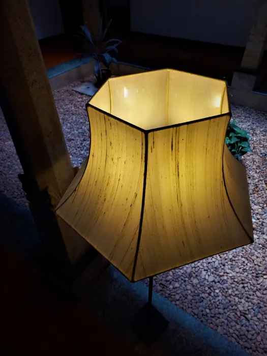 Diamond Cane Table Lamp