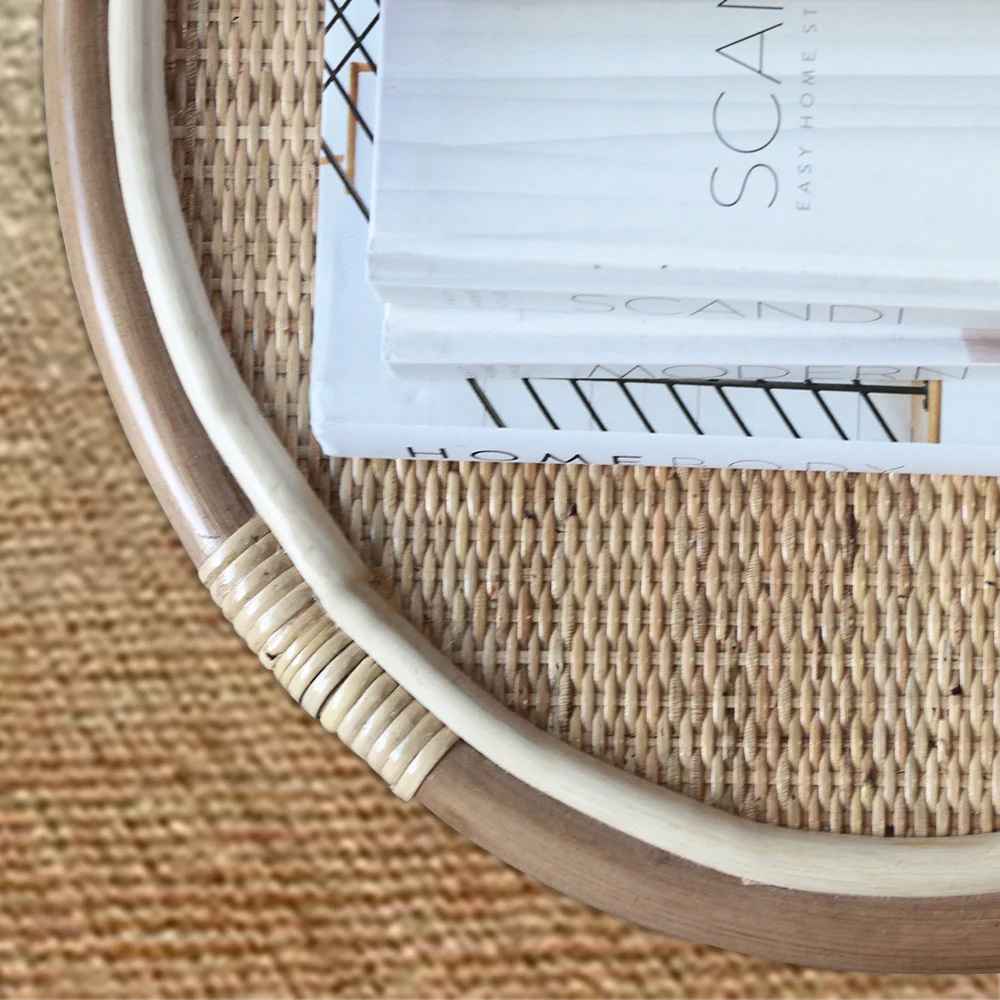 Tranquil Tides Rattan Side Table