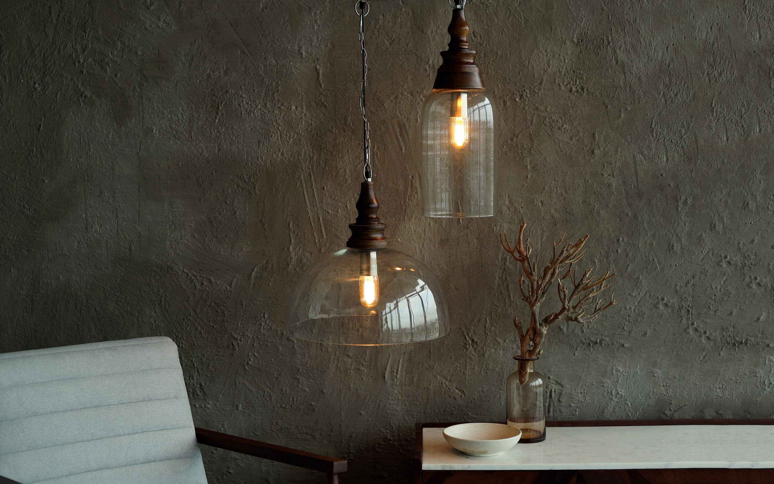 Kurashi Drop Hanging Lamp