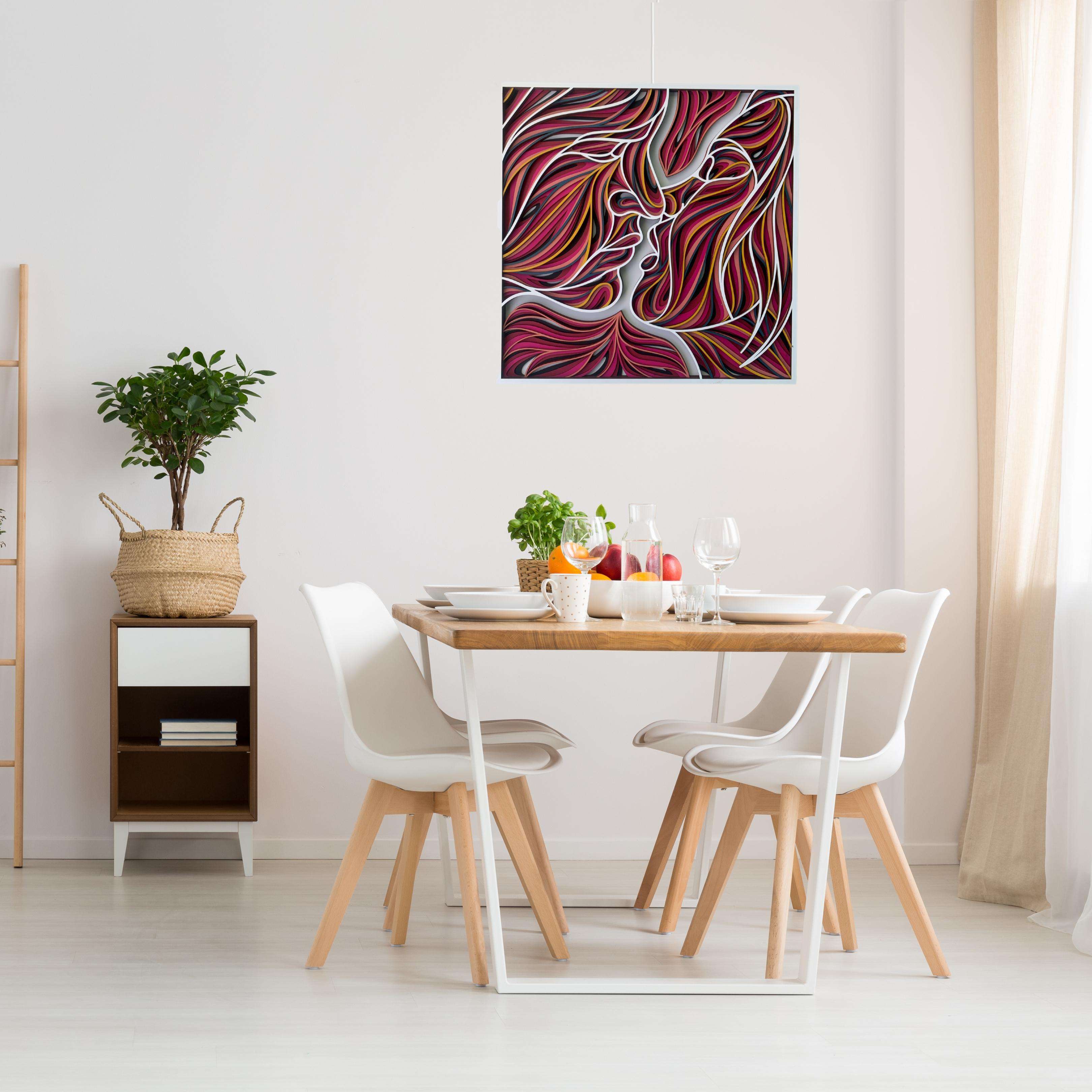 Elephant Zentangle Mandala Art Wall Decor