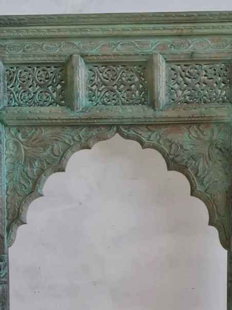 The Mehrab White Jaali Mirror