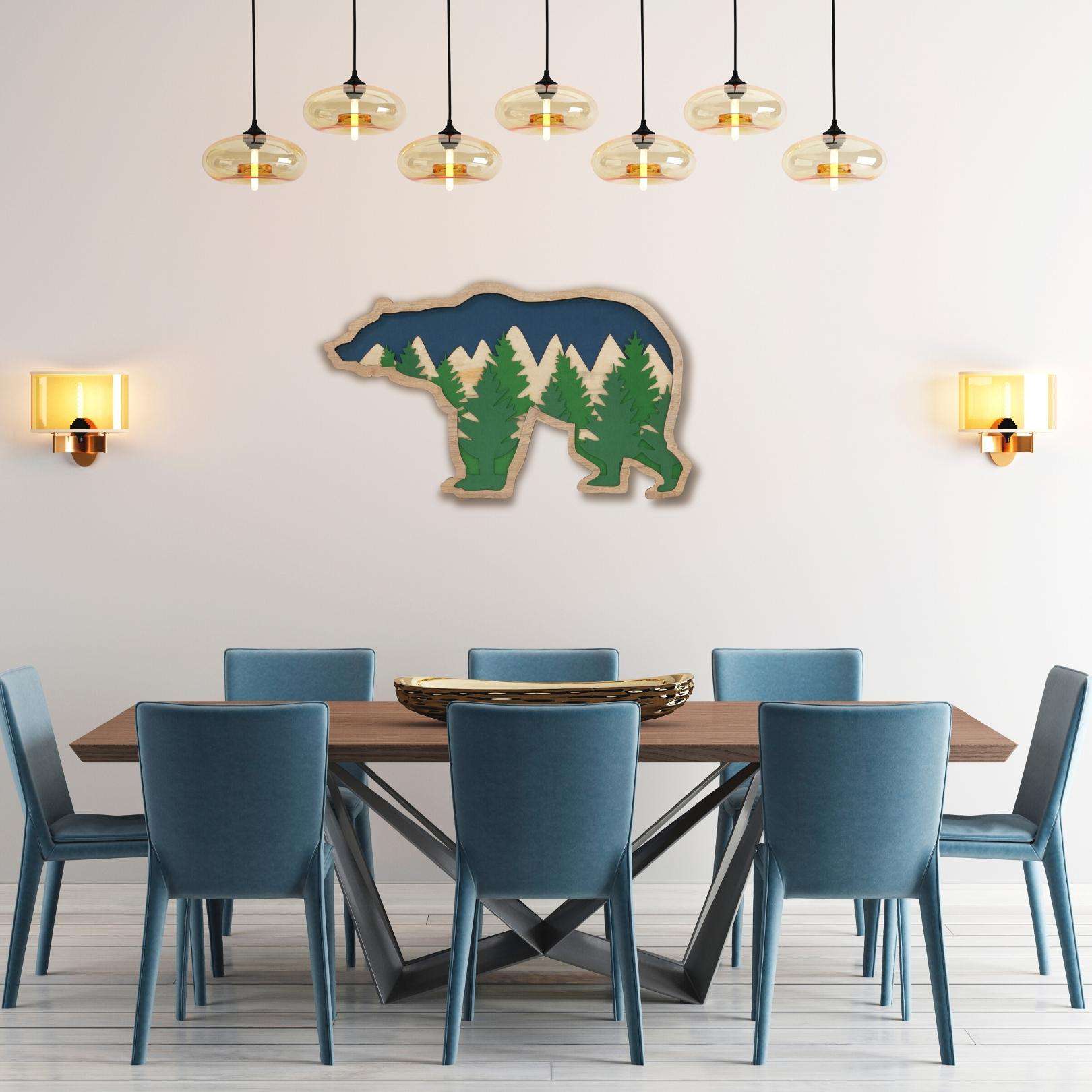 Elephant Zentangle Mandala Art Wall Decor