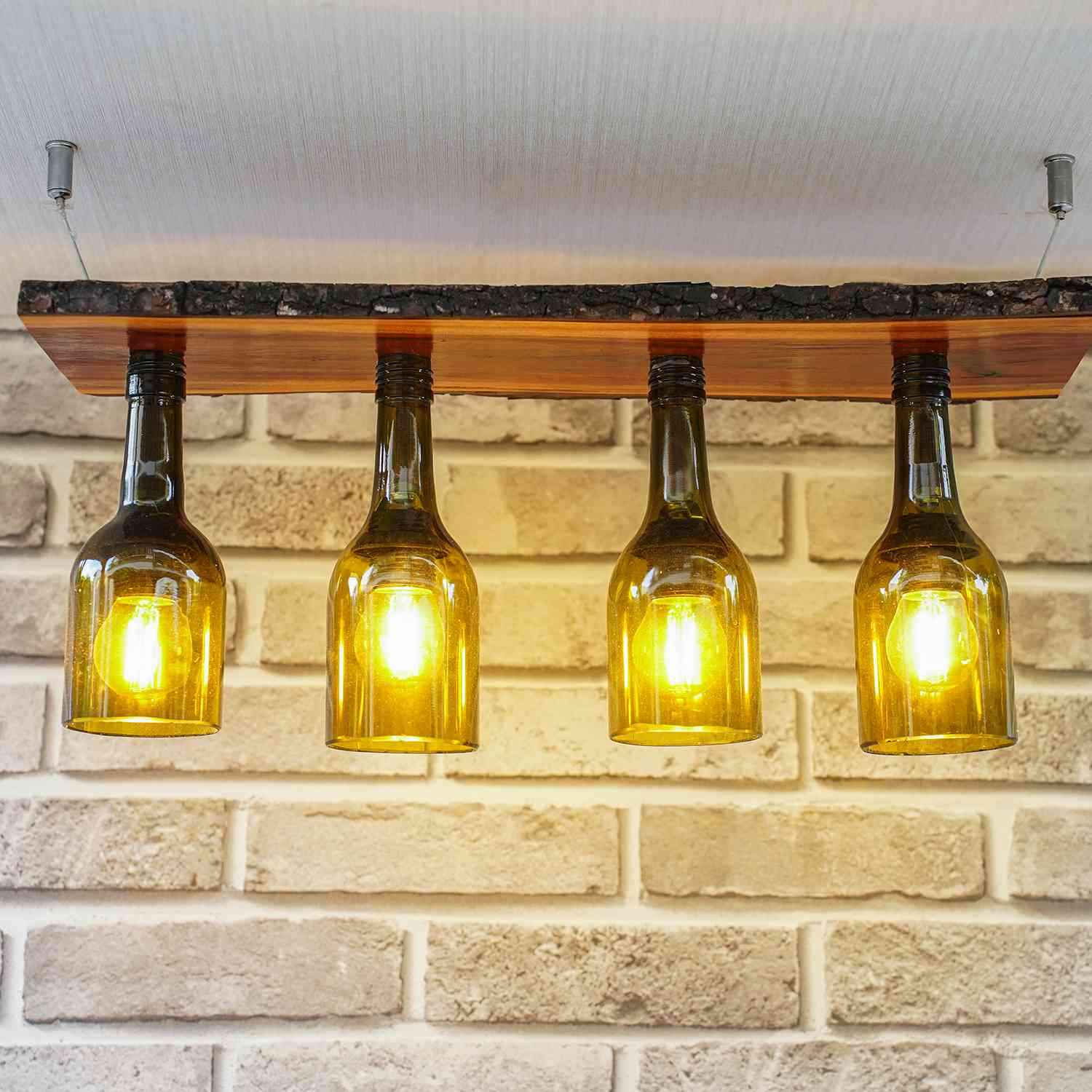 Top Solid Wall Mount Lamp (Recycled Bottle)