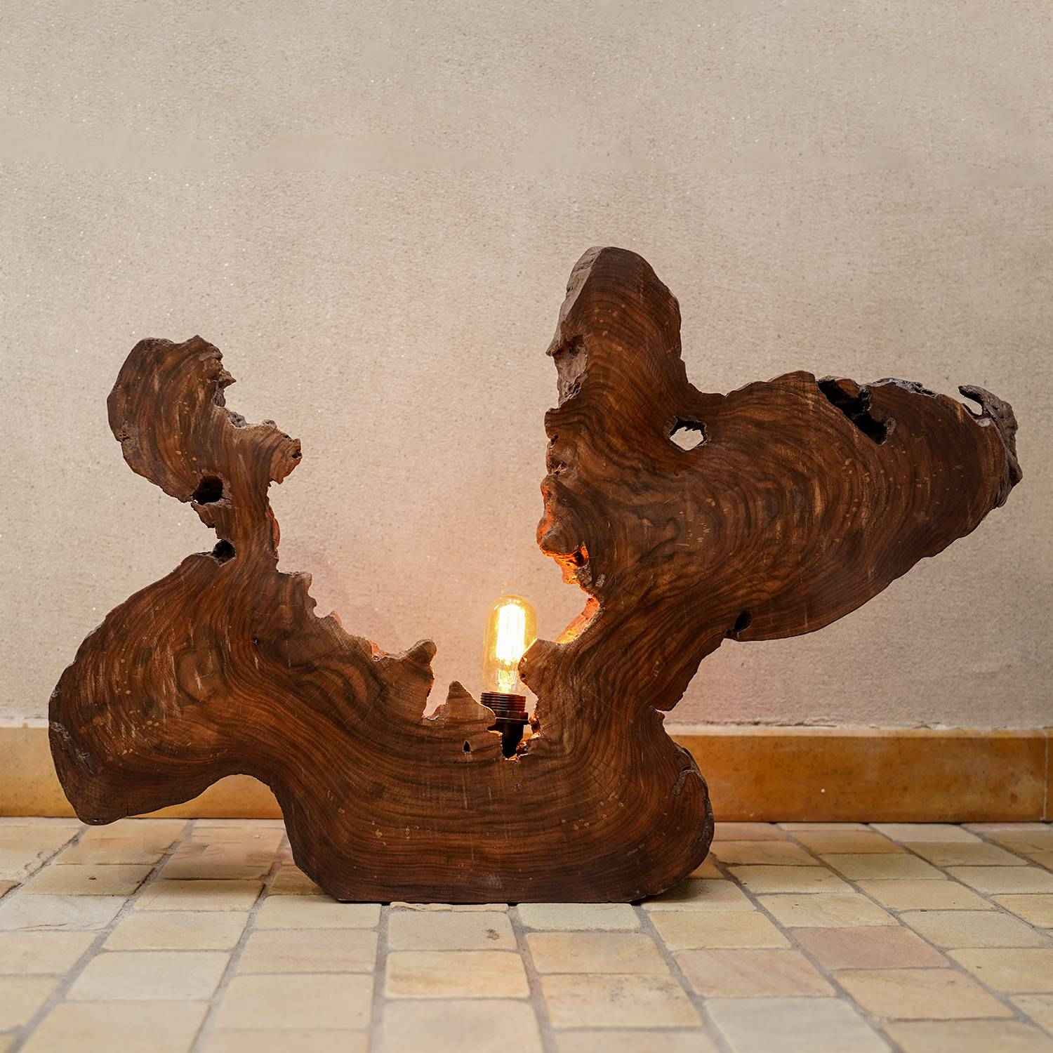 Log Lamp