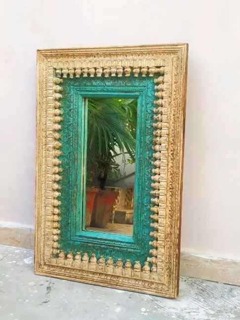 The Mehrab White Jaali Mirror