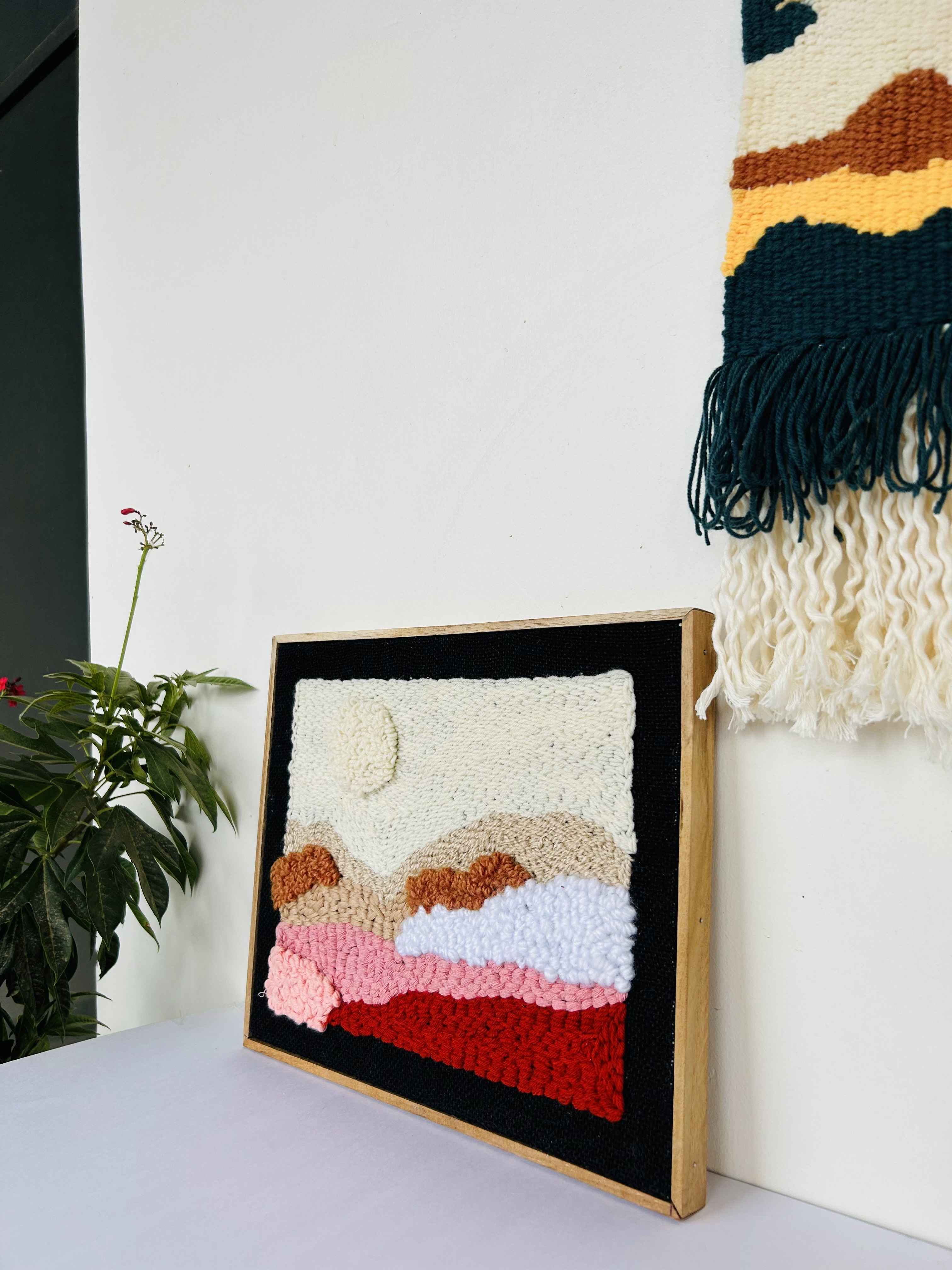 Mountain Macrame Wall Hanging