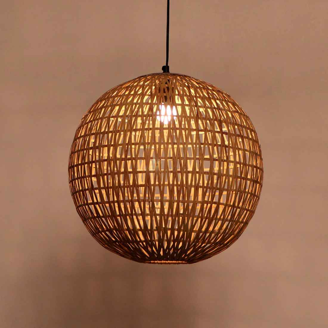 Warind Handcrafted Upward Cone Hanging Lamp