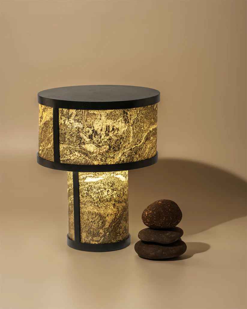 Cleo Table Lamp - Indian Autumn Slate