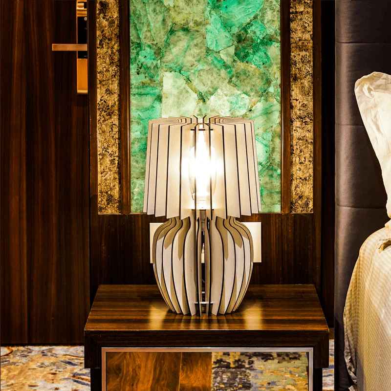 Modern Study Lamp With Metal Base
