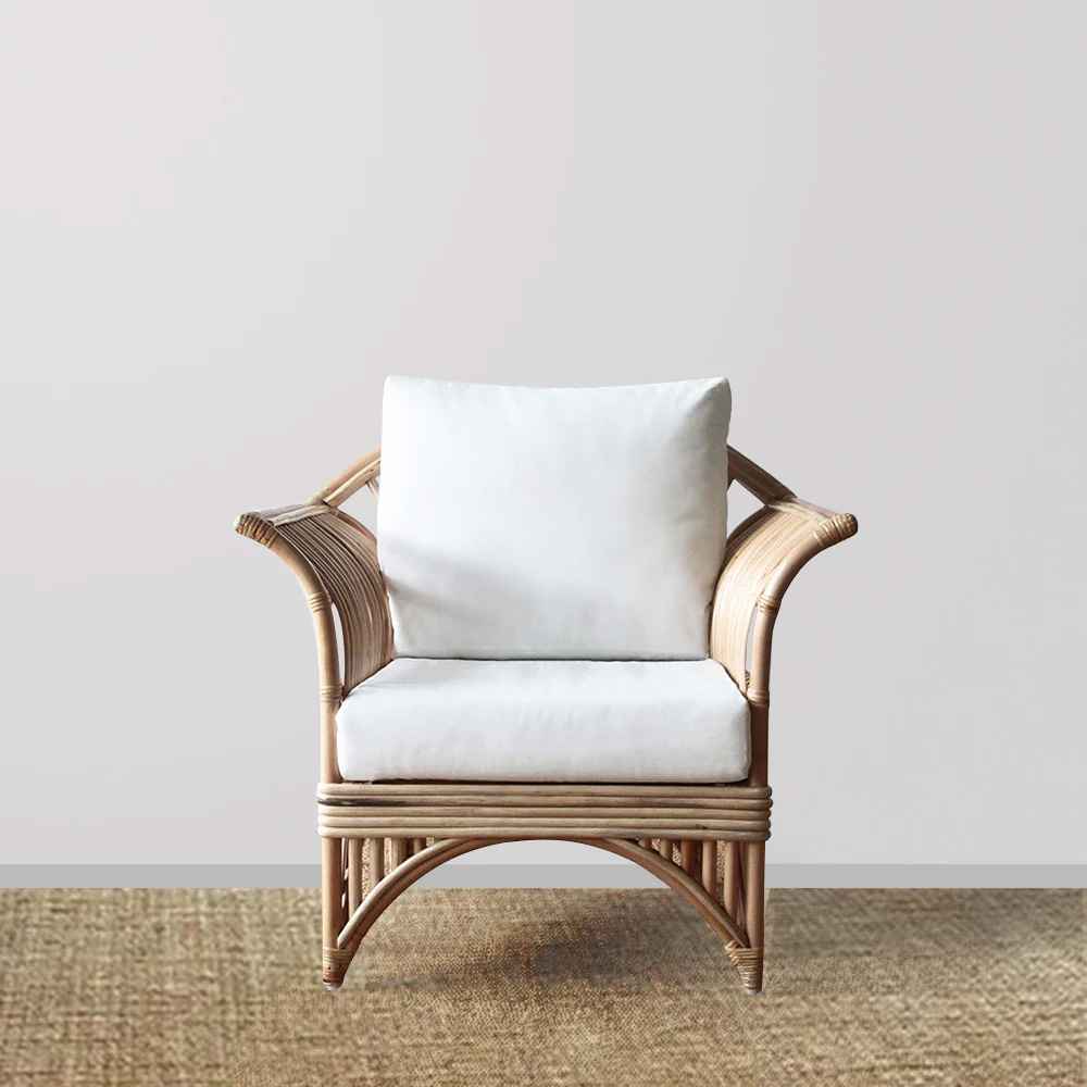 Seaside Serenity Bamboo Armchair