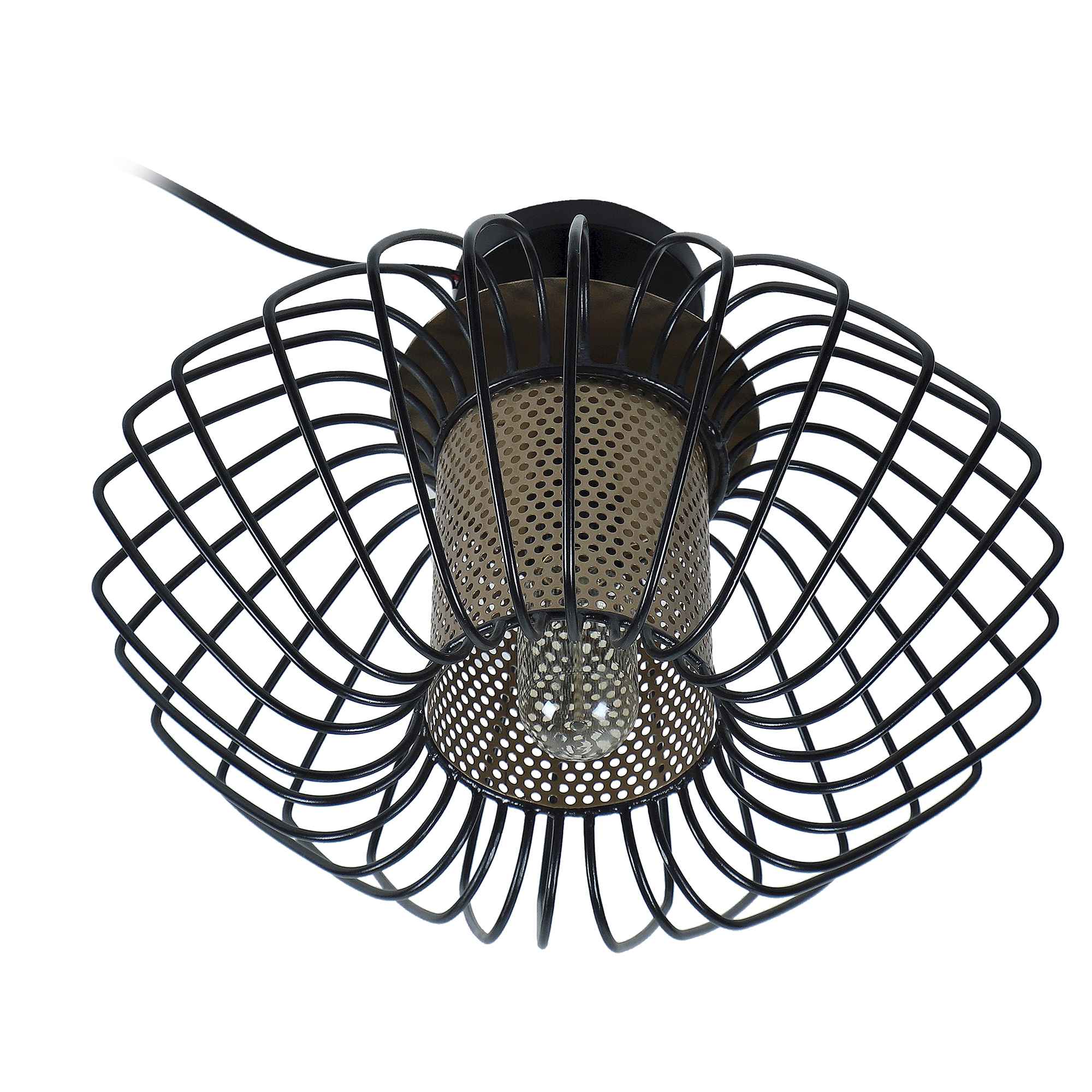 Salma 1 Head Black Mordern Chandelier
