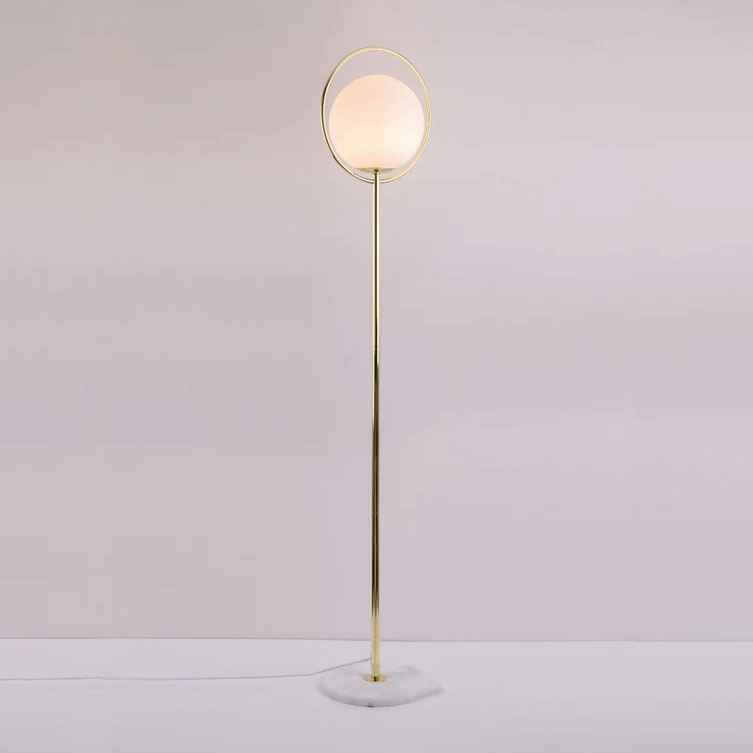 Glass Ball Vertical Floor Lamp