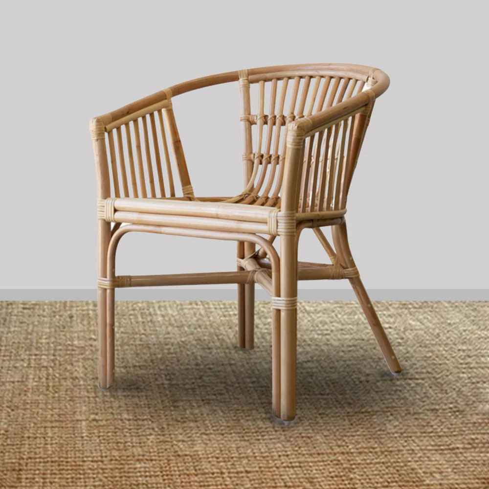 Santorini Woven Chair - Brown Wash