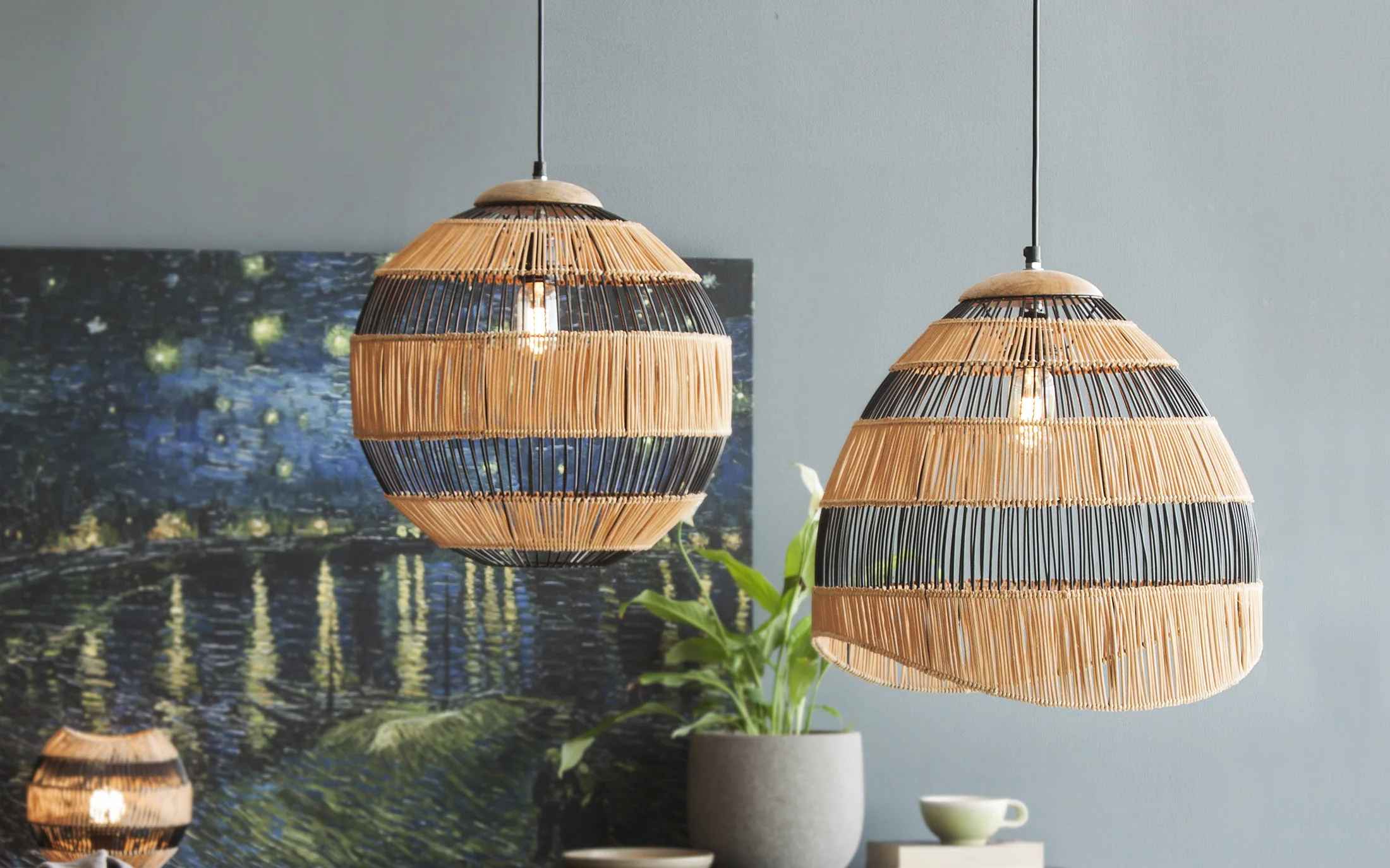 Kurashi Drop Hanging Lamp