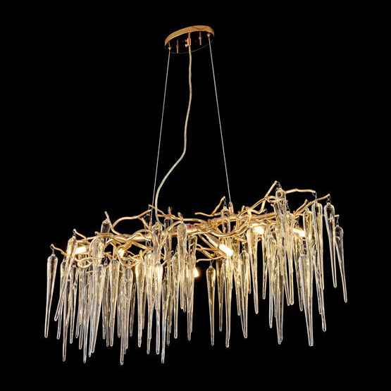 Modern Lotus Leaf Led Chandelier