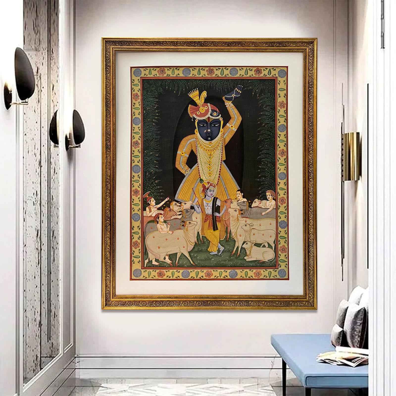 Handmade Krishna & Radha ji Painting
