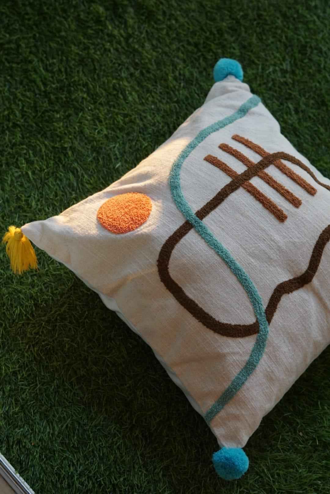 Amber Punch Needle Pillows