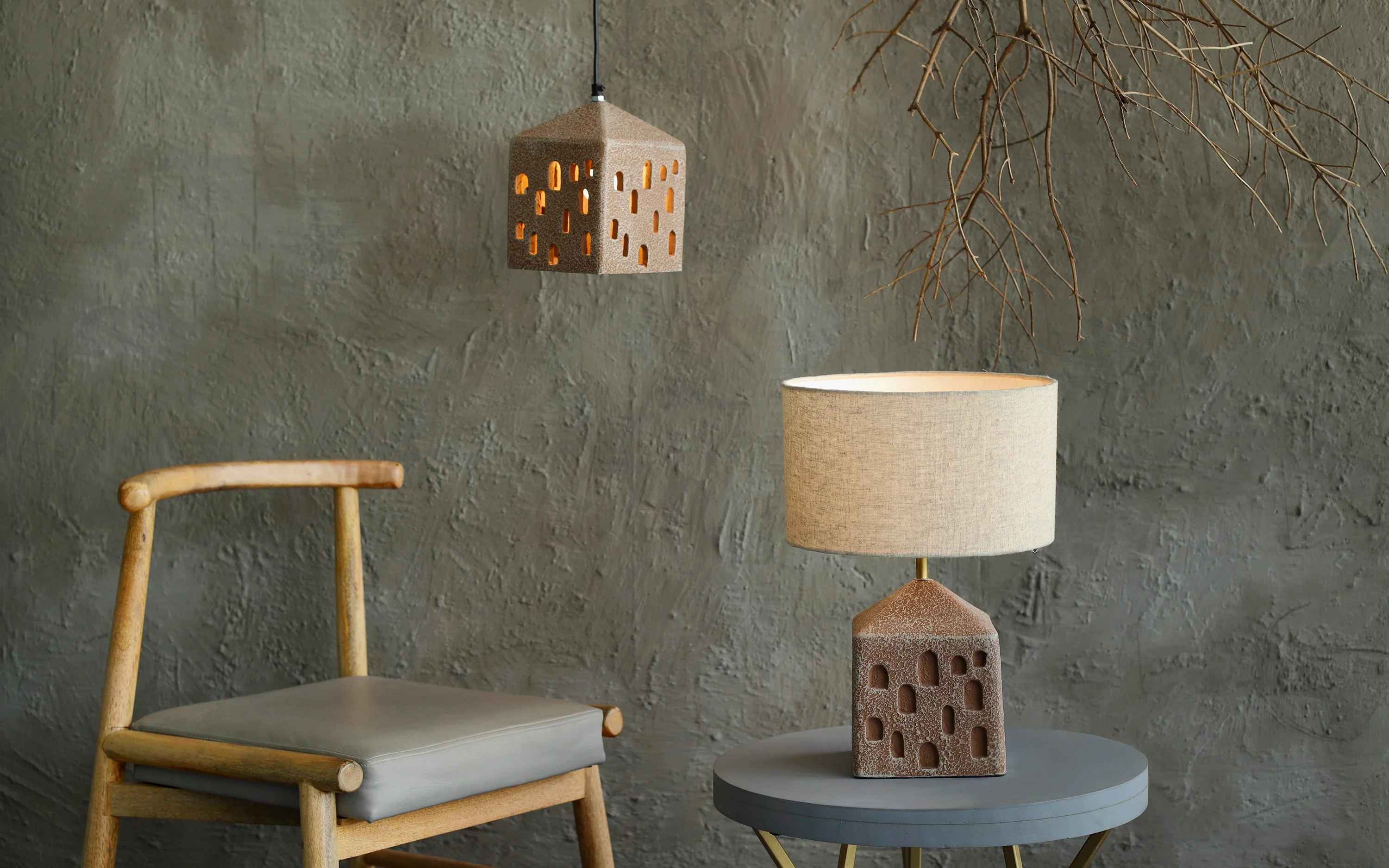 Kurashi Drop Hanging Lamp