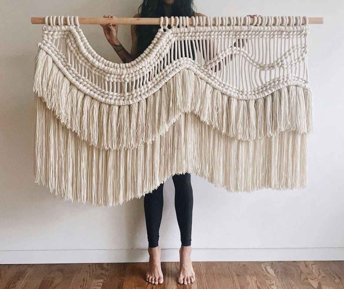 Mountain Macrame Wall Hanging