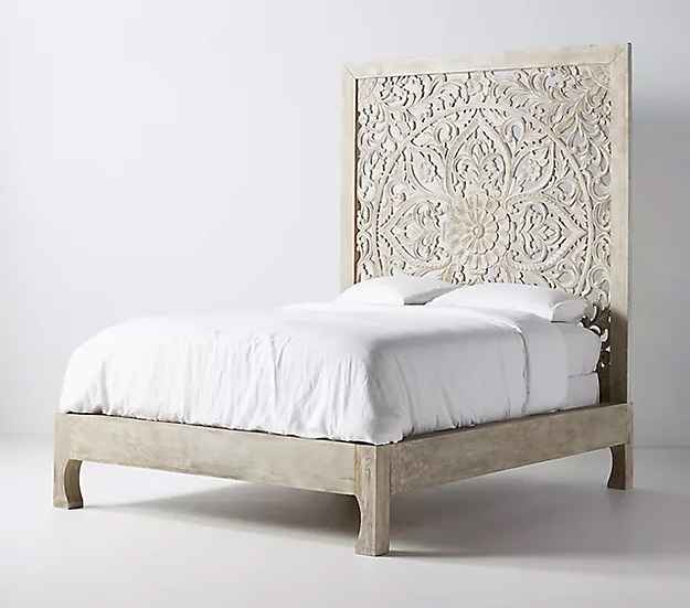 The Mehrab White Jaali Mirror