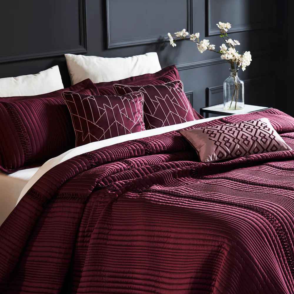 Iris Embroidered Bedding Set