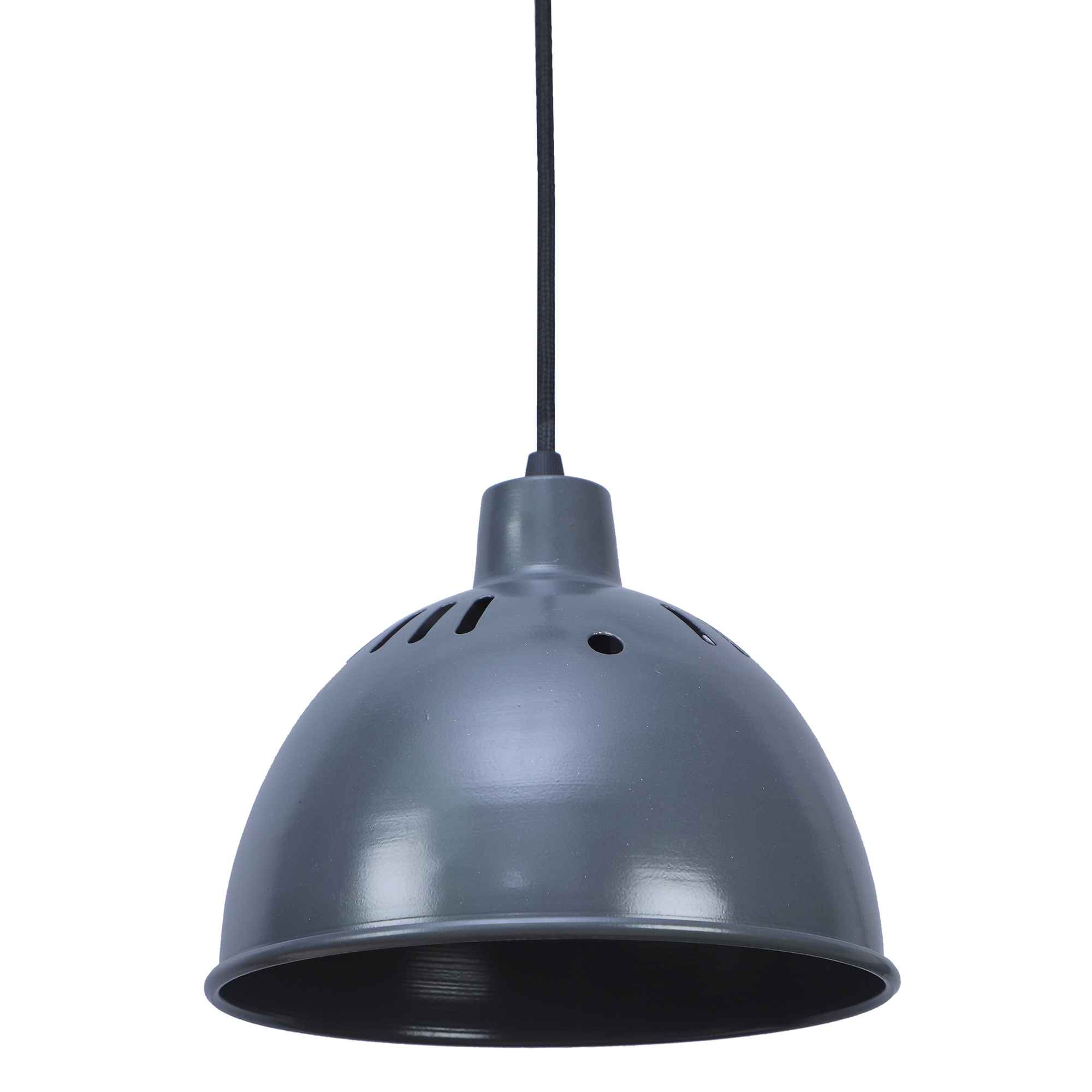 White Grey Metal Hanging Light