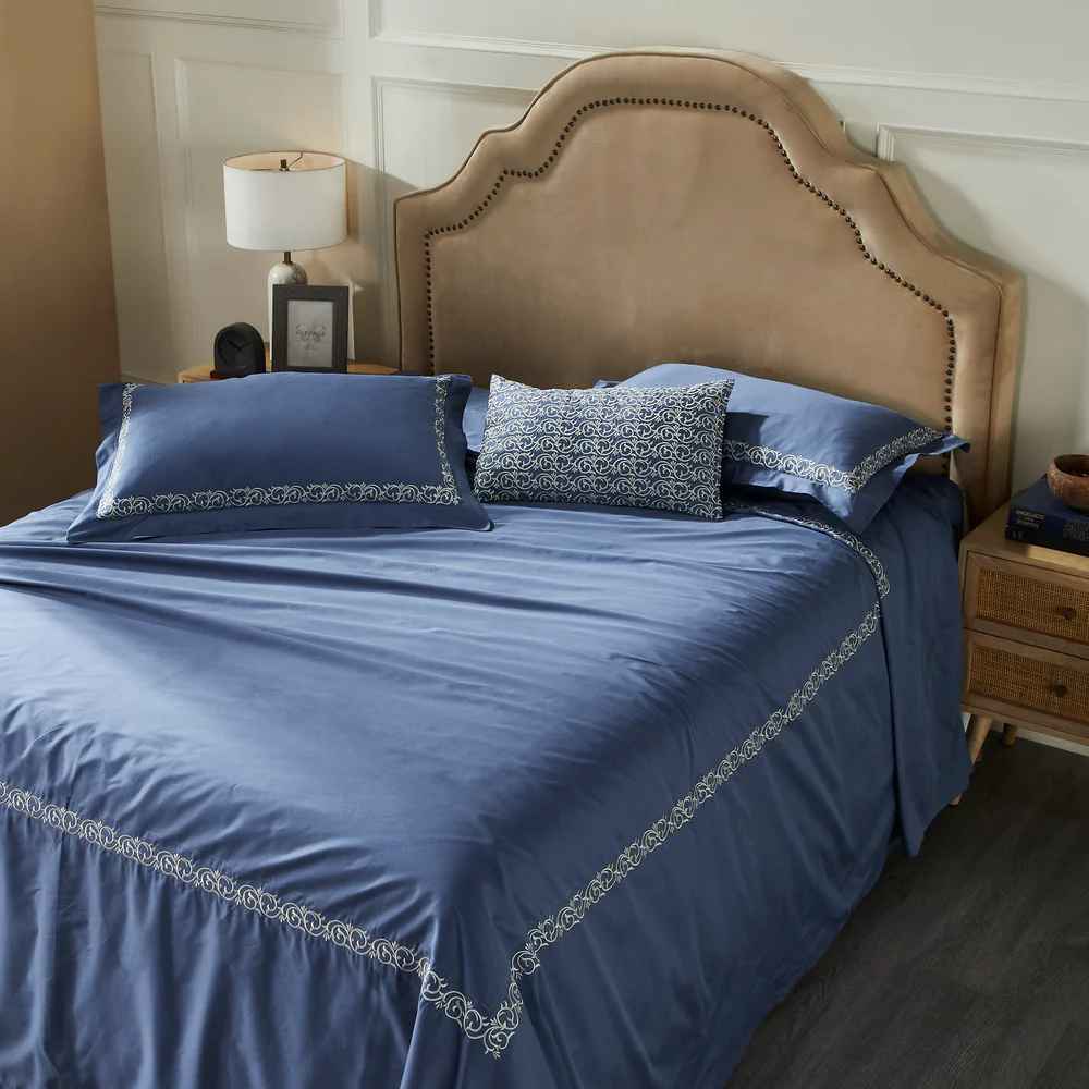 Cirrus Embroidered Bedsheet Set