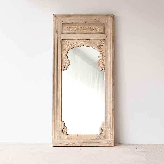 The Mehrab White Jaali Mirror