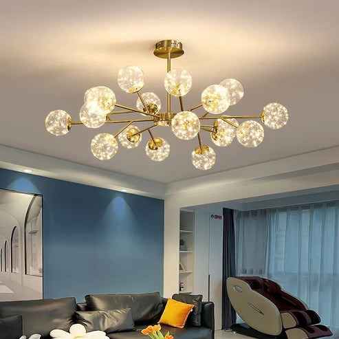 Modern Lotus Leaf Led Chandelier