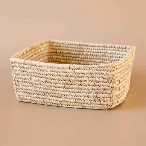 Rectangular Wicker Nesting Baskets