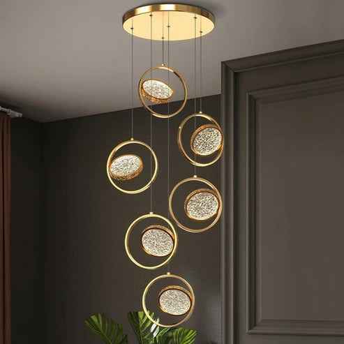 Modern Lotus Leaf Led Chandelier