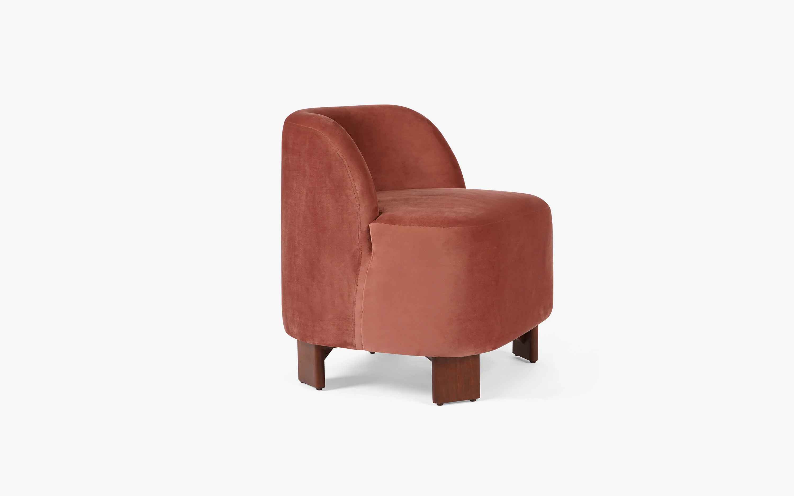 Maru Lounge Chair Coral Pink