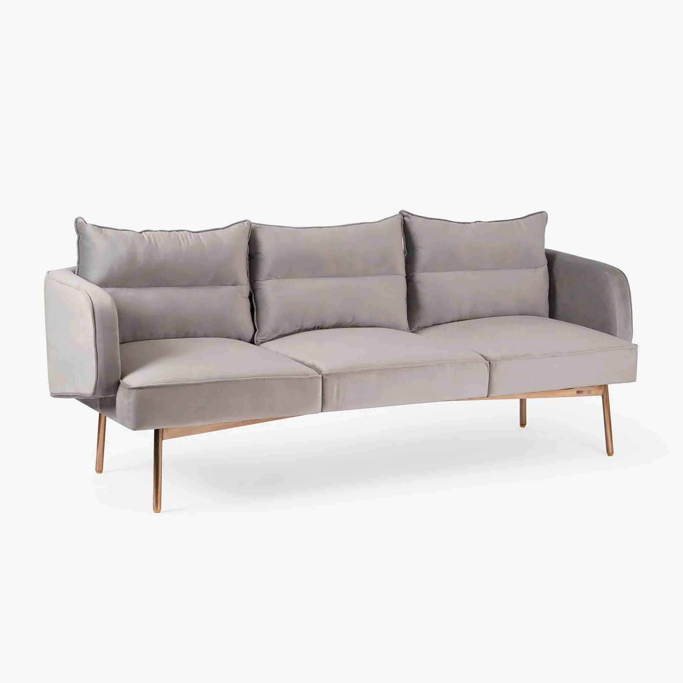 Barcelona Single Seater Sofa Grey