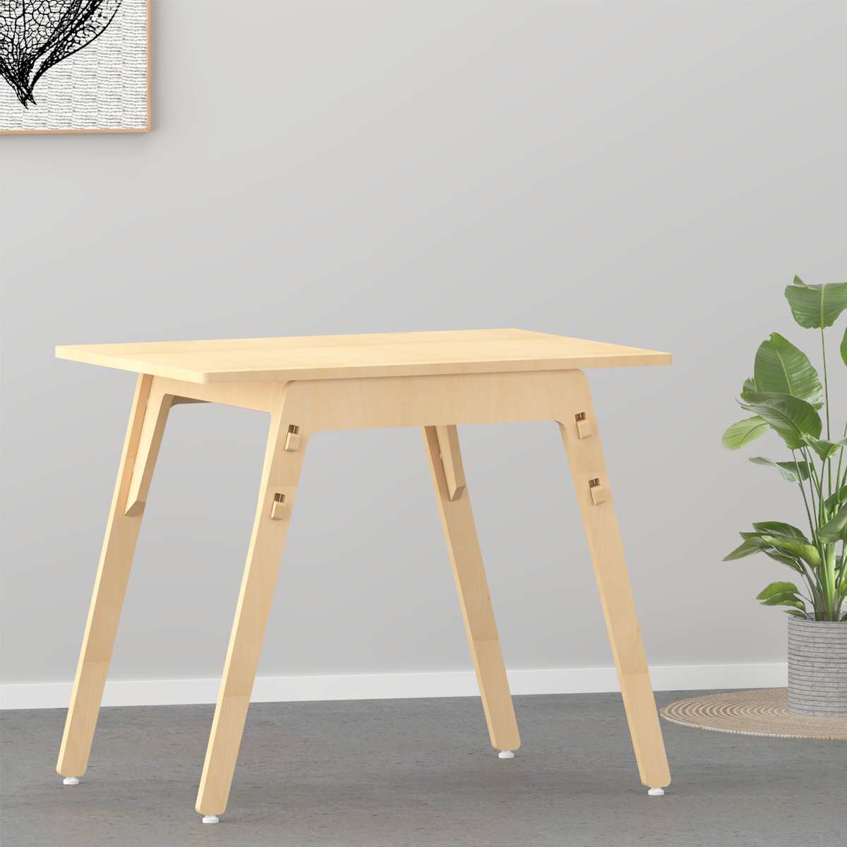 Metallic Berries Floor Table / Chowki