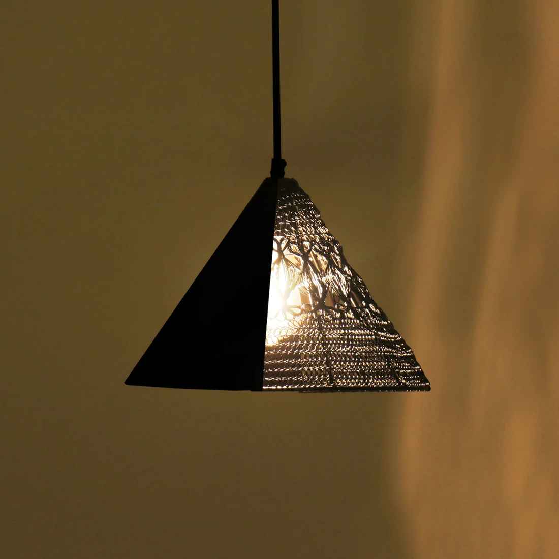 Warind Handcrafted Upward Cone Hanging Lamp