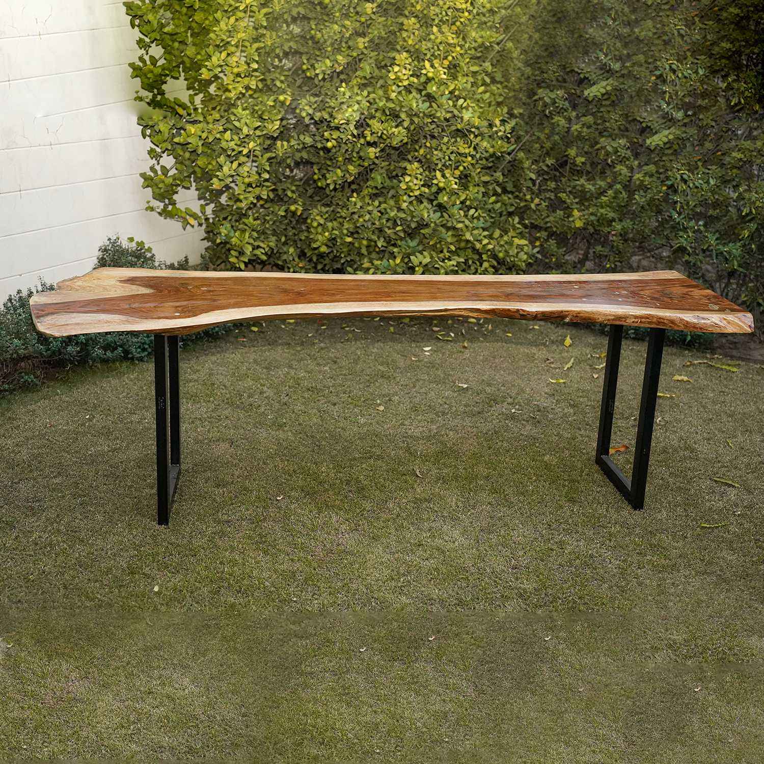 Rustic Sheesham ( rose wood ) live edge Console Table