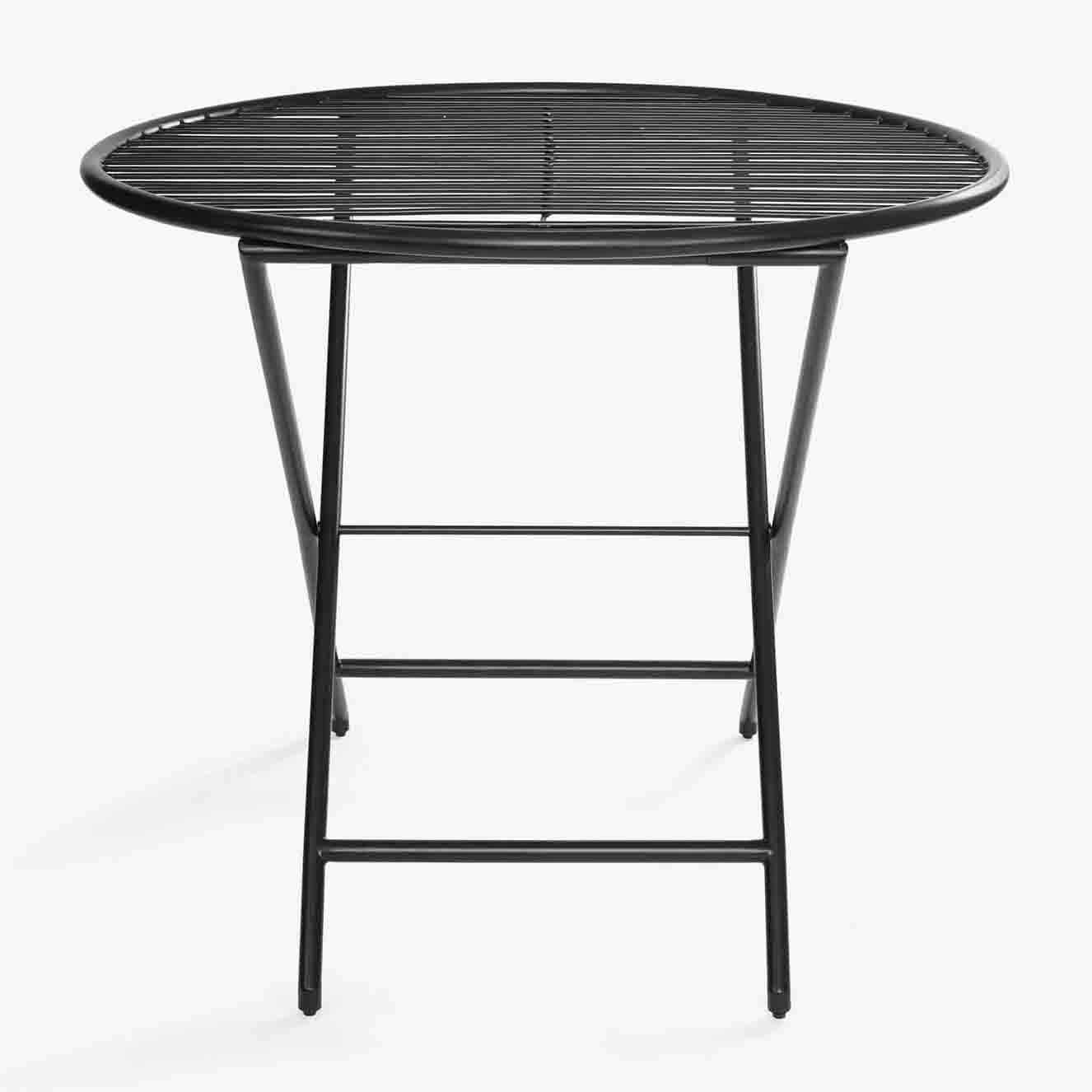 Patio Black Table Set With 2 Chairs