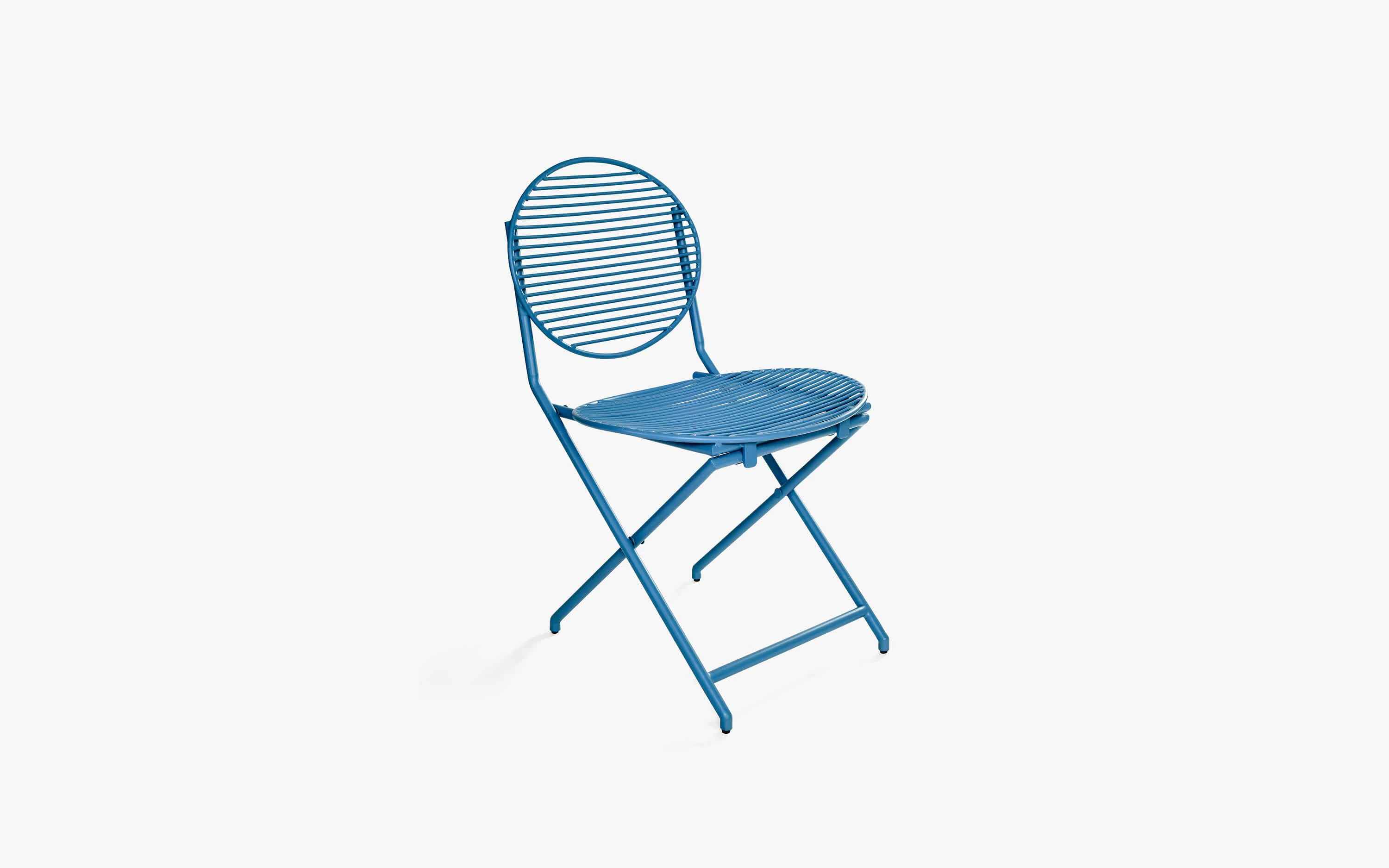 Patio Blue Folding Chair