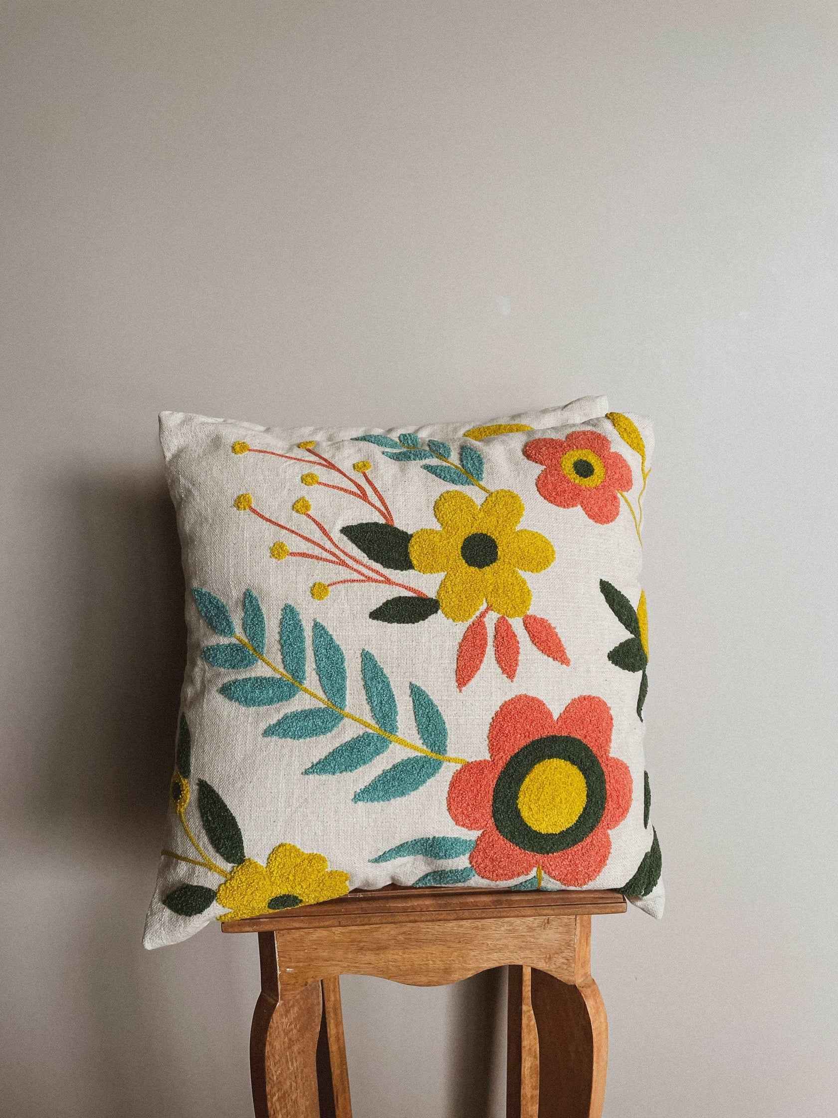 Amber Punch Needle Pillows