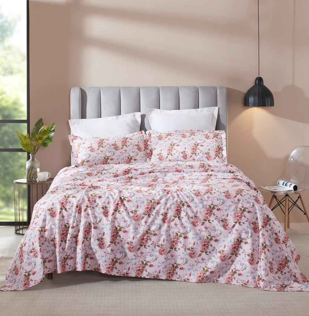 Harbour Digital Printed Bedsheet Set