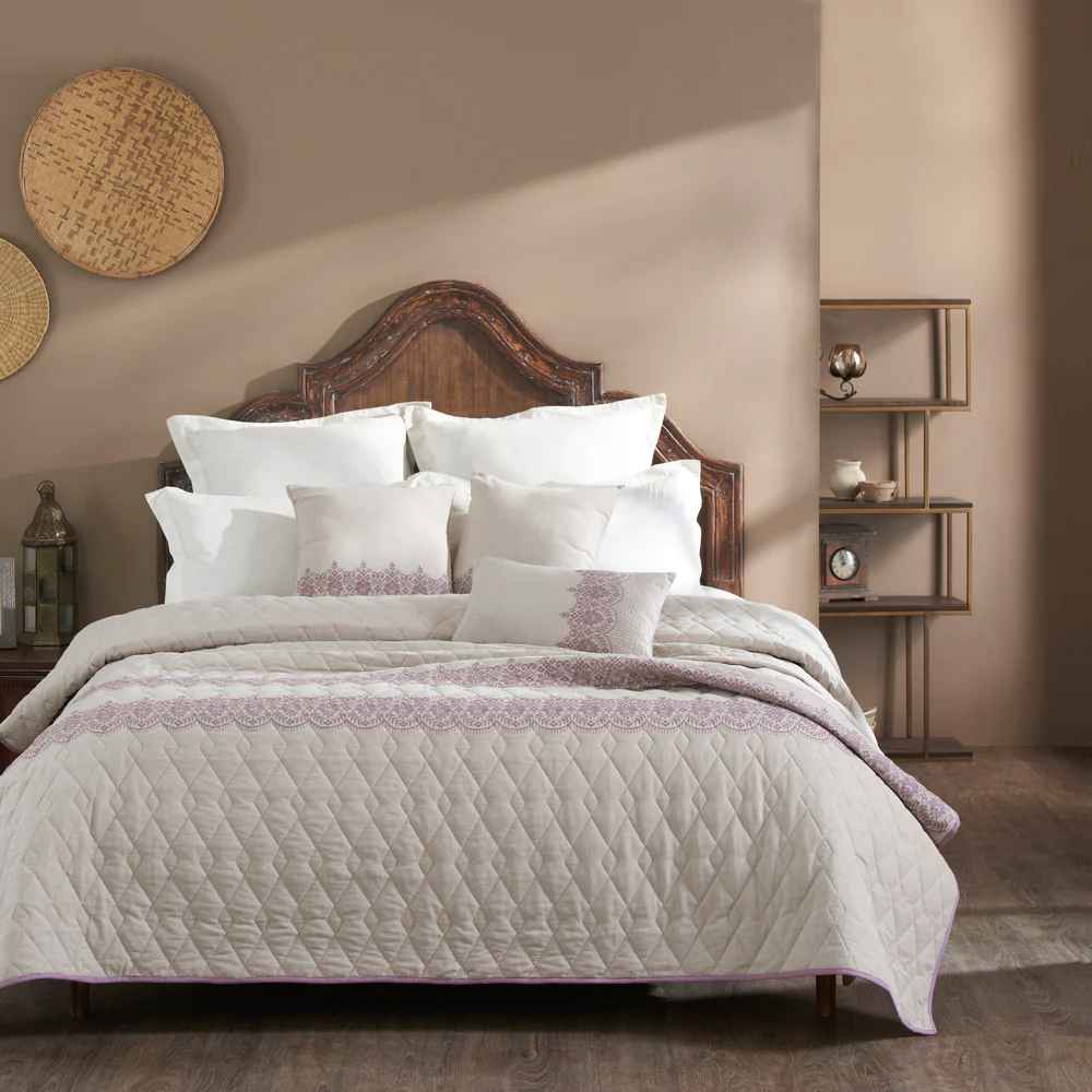 Contrail Embroidered Bedsheet Set