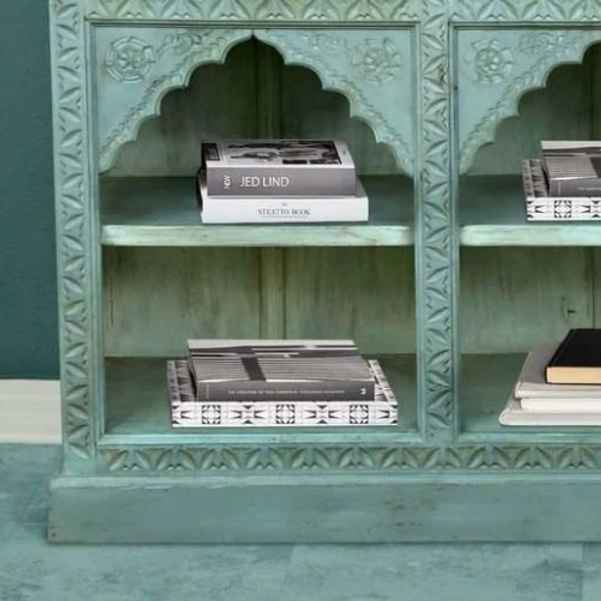 The Mehrab White Jaali Mirror